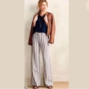 Anthropologie [Ett Twa] Times Tick Wide Leg Pants